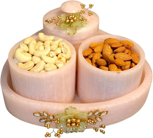 Premium Handcrafted Eco-Friendly Resin Moisture-Proof Dry Fruit Serving <b>Set</b> Decorative Kitchen <b>Canister</b> Collection Candy Storage - Product Image 3