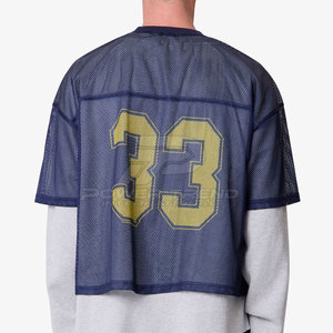 Wholesale Custom Design <b>Mesh</b> Football Jersey Breathable Polyester Sports Uniform For Football Club And School Team - Product Image 2