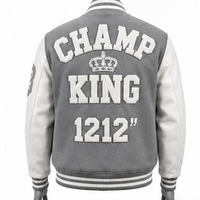 Nouvelle veste de baseball sur mesure de qualité supérieure pour adultes et jeunes, veste de baseball en molleton coloré pour hommes