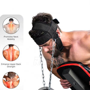Arnés de Cabeza de Neopreno para Levantamiento de Pesas con Gancho de Acero, Correas Ajustables Antideslizantes, Transpirable y Cómodo para Gimnasio/Levantamiento de Pesas - Product Image 6