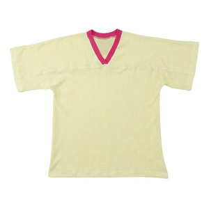 Green Mesh V-Neck Rugby Jersey Short Sleeve Breathable Athletic Apparel Unisex Adult Regular Fit All Seasons Sport Wear - Product Image 5