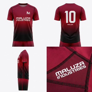 Conjunto de Uniforme de Fútbol Personalizado con Impresión por Transferencia de Calor, Alta Calidad, Absorbe la Humedad, Protección UV, Tallas Grandes, Camiseta y Pantalones Cortos de Fútbol - Product Image 6