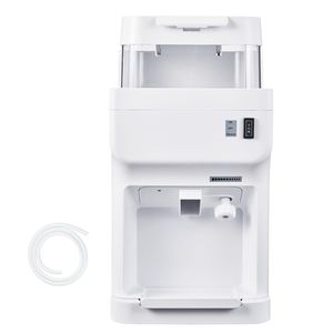Macchina Elettrica Professionale per Ghiaccio Tritato 350W 1500RPM, Capacità 220 libbre/ora, con Contenitore da 8L, per Uso Commerciale e Domestico - Product Image 1
