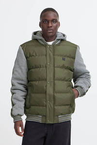 Blousons d'hiver unisexes matelassés style universitaire, coupe ample décontractée, type bomber, grandes tailles, antibactériens, pour le baseball et le sport, pour couple - Product Image 2