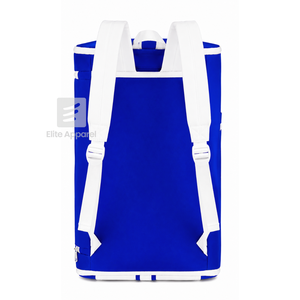 Bolsa de lona personalizada de la hermandad Zeta Phi Beta, azul y blanca con logo bordado, para uso diario, de gran capacidad, de nailon y poliéster. - Product Image 4