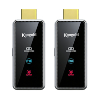 Émetteur et Récepteur sans Fil Koogold pour Partage d'Écran 1080P en Alliage d'Aluminium avec Portée de 35M, Prise en Charge Multi-Appareils, Quad Core