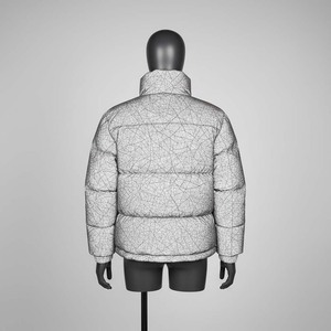 Chaqueta Bomber Acolchada Reflectante 3M Personalizada para Hombre, Alta Visibilidad, Plateada, Otoñal, Impermeable, para Uso Nocturno y Urbano - Product Image 2