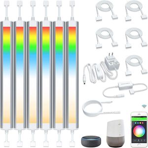 Striscia LED RGB M Smart per Illuminazione Sottopensile, Bianca con Cambio Colore, Dimmerabile, Compatibile con Alexa, Google Home e App per Smartphone - Product Image 1