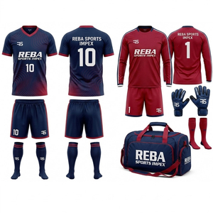 Custom Football Soccer Set Jersey Shorts <b>Socks</b> Durable Lightweight Uniform For Team <b>Training</b> And Matches - Product Image 1