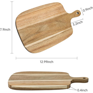 Planche à découper en bois professionnelle de qualité supérieure, élégante et moderne, planches à découper en bois naturelles durables - Product Image 1