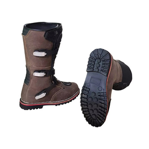 Botas de Motocicleta de Cuero, Deportivas, de Seguridad, de Alta Calidad, para Motocross y Carreras - Product Image 3