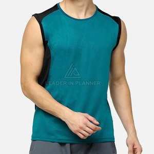 เสื้อยืดแขนกุดสตรีทแวร์ เสื้อยืดแขนกุดระบายอากาศ เสื้อยืดแขนกุดโลโก้สั่งทำ - Product Image 2