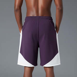 Elastic Waist Gym High Street Anti-Wrinkle Quick Dry Shorts New Arrived 2026 Hot Selling Solid Men's 100% Cotton shorts - Product Image 5