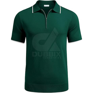 T-shirt de fitness respirant pour homme à prix abordable, en Spandex et Polyester, personnalisé, avec col contrastant, collection 2026 - Product Image 3