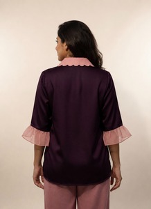 Premium Quality Cotton <b>Shirt</b> for Women Breathable Comfortable Casual Wear Wholesale Clothing Bulk Supplier From India - Product Image 2