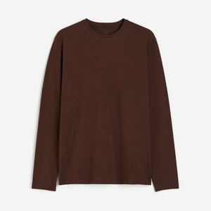 Premium Selling Men's Clothing <b>T</b>-<b>Shirts</b> Wholesale Pure Cotton Knitted Casual Blank <b>Long</b>-sleeved Men's Solid <b>T</b> <b>Shirts</b> In Low MOQ - Product Image 3