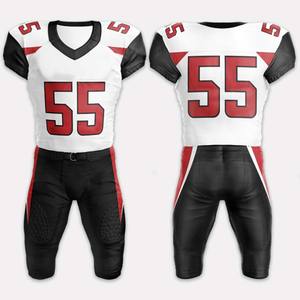 Uniforme de Fútbol Americano de Secado Rápido, Uniforme de Fútbol Americano Transpirable, Venta al por Mayor, Nuevo Estilo, Uniforme de Fútbol Americano Personalizado - Product Image 3