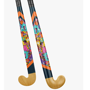 Palo de Hockey sobre Césped P92M, Patrón de Hoja P28/P28M, 36% Compuesto de Carbono, Empuñadura de PU Antideslizante, Personalizable, Equipo Profesional para Exteriores - Product Image 4