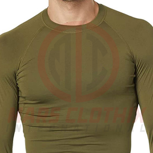 Full Sleeve High Quality Spandex Polyester Rash Guard <b>for</b> <b>Men</b> Outdoor Workout Running Fitness Clothing <b>Men</b> Rash Guard - Product Image 4