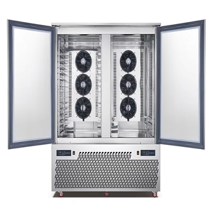 Competively Price <b>24</b> Trays Electric Hotel Use Blast Freezer Food Freezing Stainless Steel Upright 4-Door Shock Blast Chiller - Product Image 3