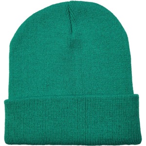 Bonnet tricoté unisexe d'hiver à revers, personnalisable avec motif de personnage de dessin animé et logo brodé 3D, idéal pour les voyages - Product Image 4
