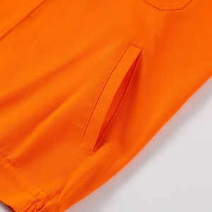 เสื้อแจ็คเก็ตสีส้มสะท้อนแสงสำหรับงานอุตสาหกรรม OEM ทนทาน พร้อมแถบสะท้อนแสง MOQ ต่ำ ผู้ผลิตเสื้อผ้าทำงาน ชุดทำงาน เสื้อผ้าเพื่อความปลอดภัย - Product Image 4