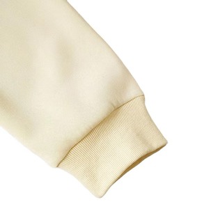 Sweat-shirt à capuche pour homme, couleur crème, imprimé Grande Vague, coupe ample, style décontracté, vêtement d'automne, en coton French Terry - Product Image 2
