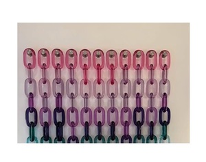 Cadena de eslabones de resina epoxi acrílica colorida para colgar en la pared, hecha en India, cadenas de eslabones de resina para decoración de pared, eslabones de resina de A.Z Handicraft - Product Image 3