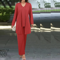 Ensemble 2 pièces long en coton respirant pour femme, idéal pour le quotidien, style décontracté, anti-boulochage, collection été Pakistan