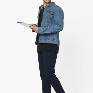 Meilleures vestes en jean unisexes, nouveau style, différentes couleurs, col montant, à capuche, streetwear, personnalisables, prix abordable - Product Image 2