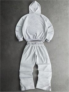 Conjuntos Deportivos de 2 Piezas para Hombre, Sudaderas con Gráficos Bordados y Pantalones Deportivos Holgados de Doble Cintura - Product Image 3