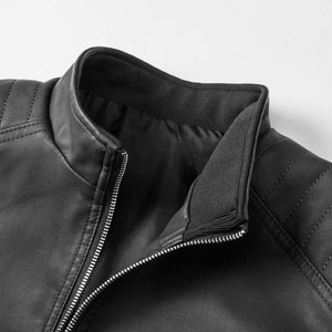 New Custom <b>Men's</b> High Quality Real <b>Leather</b> Bomber <b>Jacket</b> Waterproof Classic Streetwear Varsity <b>Jacket</b> Premium <b>Leather</b> Outerwear - Product Image 5