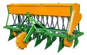 Semoir et fertiliseur Sabin 440 kg pour semis directes avec moteur et roulement, semoir multi-cultures - Product Image 2
