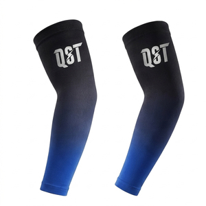 Custom <b>Compression</b> <b>Arm</b> <b>Sleeves</b> Breathable UV Protection Sports <b>Sleeves</b> for Basketball Running Custom Logo OEM - Product Image 1