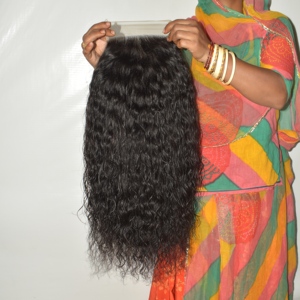 Perruques en cheveux humains Remy indiens, noires naturelles, avec dentelle frontale, cheveux raides, pleine densité, double trame, toutes couleurs, prêtes à porter, personnalisables - Product Image 5