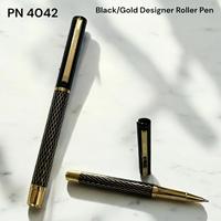 Stylo bille métallique bleu avec revêtement UV, élégant et professionnel, stylo à bille en métal de luxe, logo personnalisé, stylo gel de marque