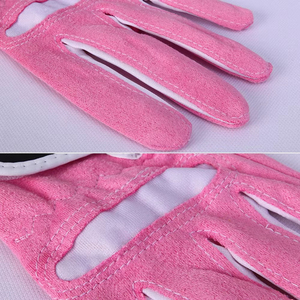 Gants de golf personnalisés avec paume en cuir de qualité supérieure, dos en maille respirante et service de logo personnalisé pour les chaînes de vente au détail - Product Image 6