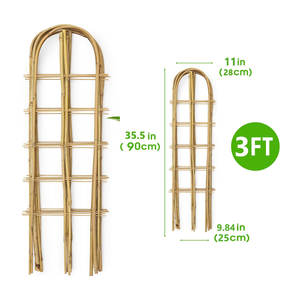 Treillis de jardin en bambou en gros pour plantes grimpantes, en forme de U, pour plantes en pot d'extérieur et d'intérieur, du Vietnam - Product Image 3