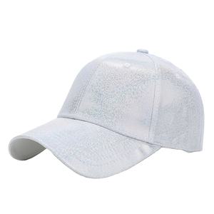 Wholesale Custom <b>Iridescent</b> PU Leather Hard <b>Top</b> Hip Hop Hat Gorras Baseball Caps 2026 - Product Image 3