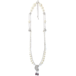 Peacock Silver Lookalike Gold Plated Stainless Steel Imitation <b>Pearl</b> Earring <b>Necklace</b> & Ring <b>Set</b> for Wedding - Product Image 2
