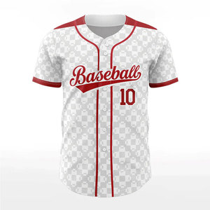 Custom Manufacturer's Adults Size Baseball Jersey Top Selling Breathable 100% Cotton Anti-Bacterial Quick Dry Baseball Jersey - Product Image 1