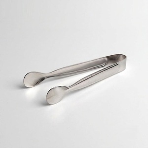 Modern Stainless Steel Cocktail Ice Tongs Professional <b>Bar</b> <b>Tools</b> For Ice Cubes & Sugar Durable Rust-Proof Mini Serving Tongs - Product Image 6