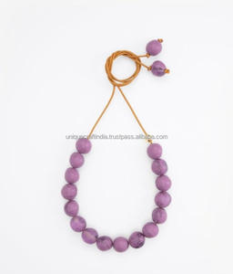 Collar de Resina Bohemio Moderno de Alta Calidad 2026, Regreso a Clases, Artesanía Única, Precio de Venta Directa de Fabricante Indio - Product Image 3