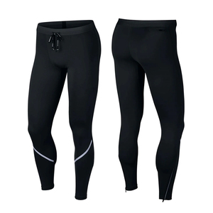 Top Quality Customized Logo Printing Light Weight <b>Men's</b> <b>Compression</b> <b>Tights</b> Seamless Leggings Quick Dry Breathable Elastic Waist - Product Image 1