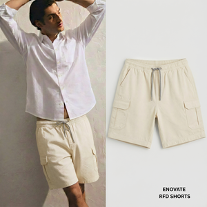 Pantalones Cortos Bermuda de Lona Casuales para Hombre, Tejidos, Cintura Media, Estilo Cargo 01 - Product Image 5