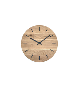 Reloj de Pared de Madera Natural, Decoración de Pared para Hogar u Oficina, Diseño Moderno, Personalizable en Color Madera Natural - Product Image 2