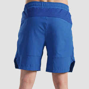 Encuentra pantalones cortos deportivos personalizados OEM de alta calidad para hombre, para gimnasio, fitness, entrenamiento y correr, con bolsillos, pantalones cortos deportivos en blanco. - Product Image 6