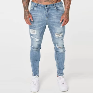 Men's Dropship Stylish Custom Super Skinny Pent Denim Jeans New Model Jens for Man Pantalon Homme Jean <b>Pants</b> Men - Product Image 4