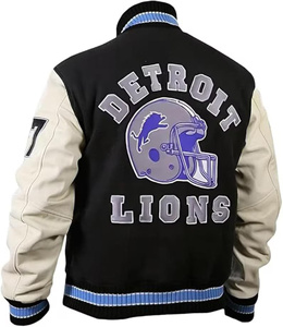 Fabricant de vestes universitaires, veste pull universitaire personnalisée, maillot de football pour hommes, veste de baseball vierge pour hommes en gros - Product Image 2