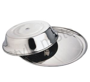 Restaurant Ware Hôtel Ware En Acier Inoxydable Jumbo Ovale Nourriture Boissons Alimentaire Couverture Avec Plateau couvercle De Plaque En Acier Inoxydable - Product Image 1